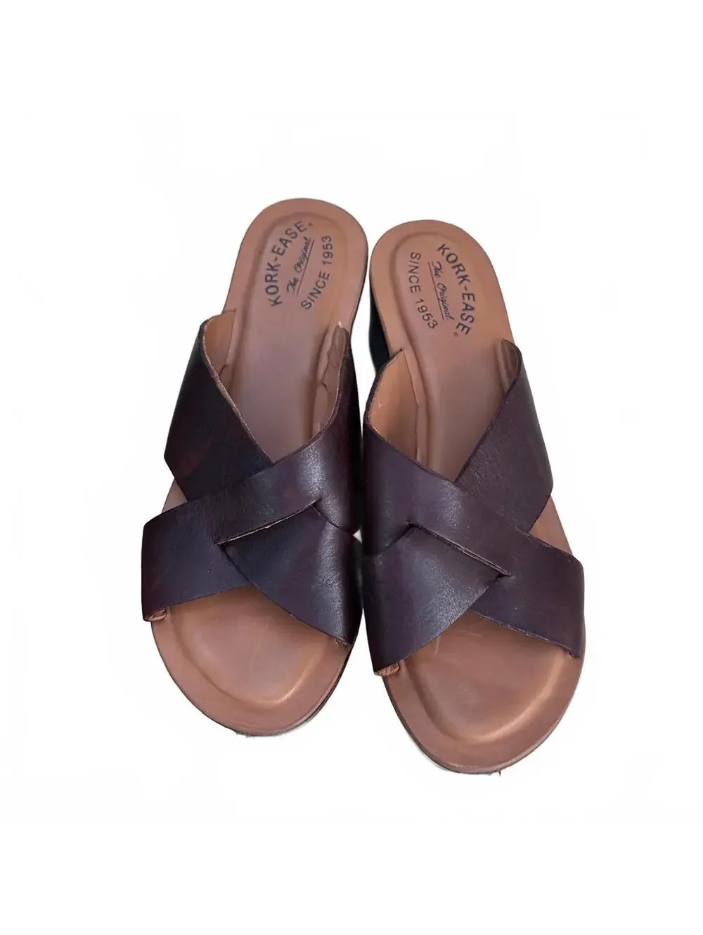 Kork Ease Platform Sandal size 8 Brown